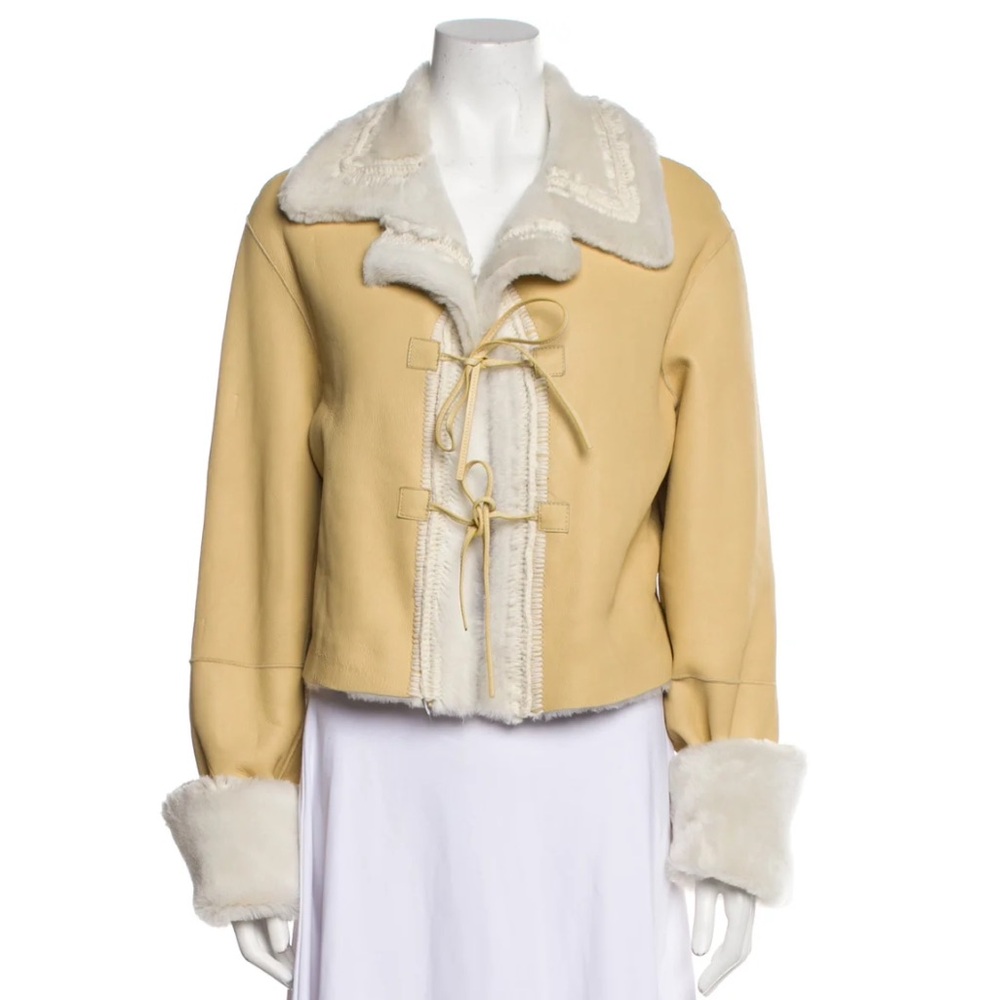 Rebecca Taylor reversible shearling jacket
